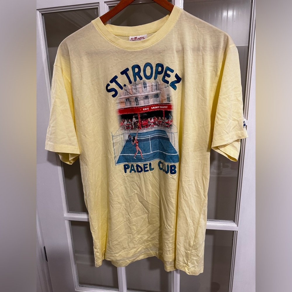 Mc2 Yellow St. Tropez Padel Club T-Shirt XXL